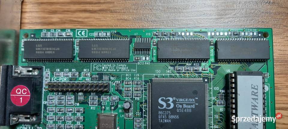 Karta graficzna 4 MB S3 VirgeDx na slot PCI Gdańsk