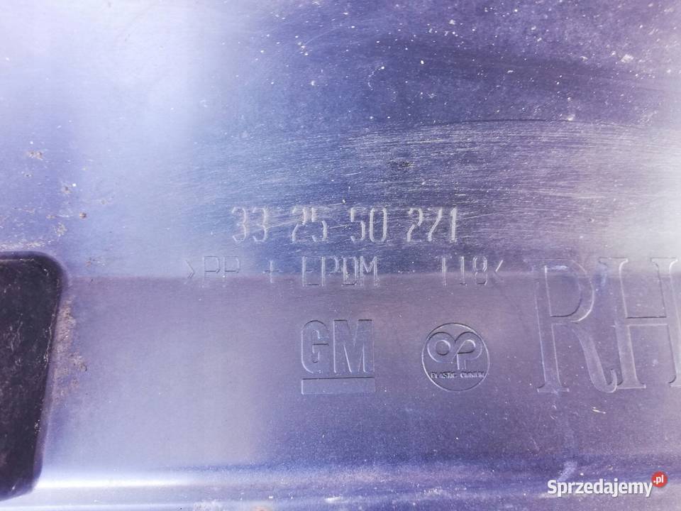 LISTWA PROGOWA NAKŁADKA PRAWA OPEL VECTRA C osobowe wielkopolskie Nowy Tomyśl