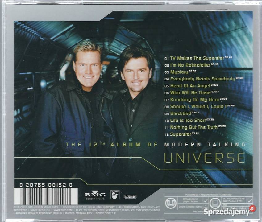 CD Modern Talking Universe The 12th Album 2003 Brwinów sprzedam