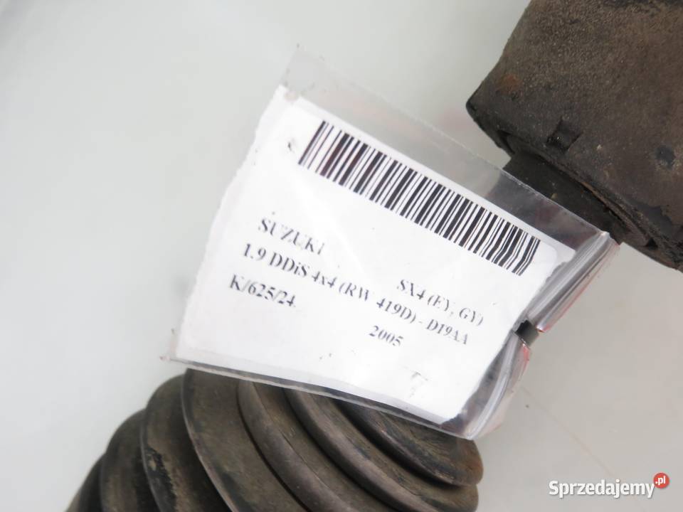 PÓŁOŚ PRAWA PRZEDNIA SUZUKI SX4 19 DDiS 4x4