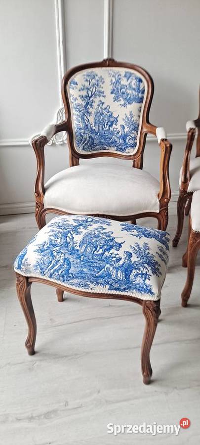 Stylowy fotel scenki rodzajowe Ludwik Fotele Szczecin
