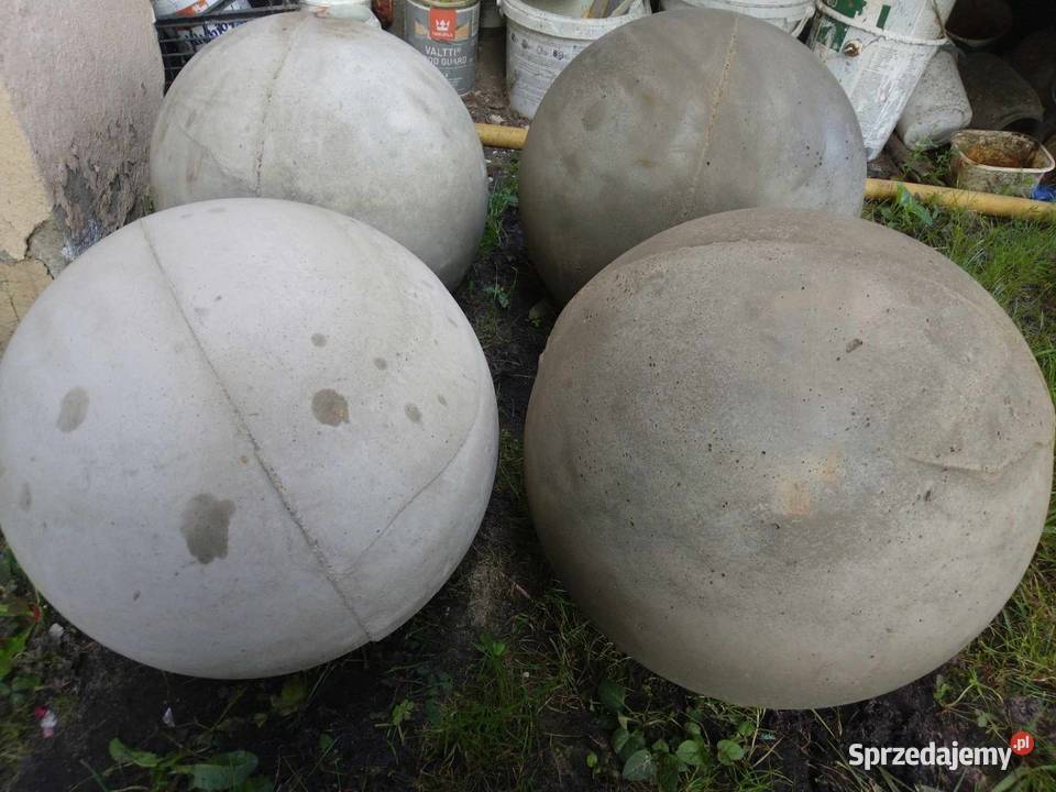 Kula betonowa ogrodowa cementowa 40 pełna kule Łódź