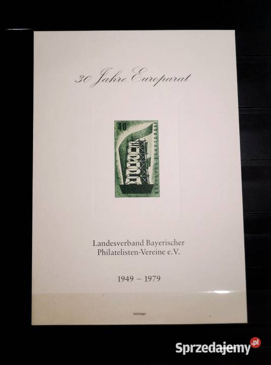 Niemcy Europa Cept Ciekawy Zestaw 1979 Bloki Filatelistyka Gorzów Wielkopolski