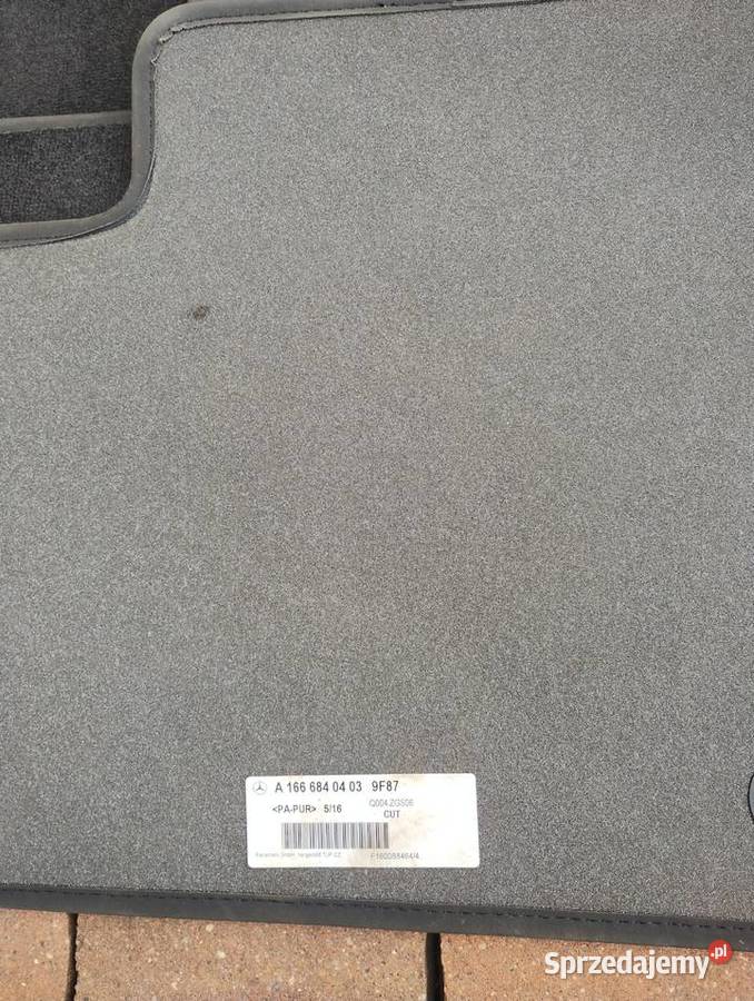 Dywaniki welurowe Mercedes GLE Dywaniki łódzkie Zgierz
