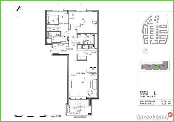 mieszkanie 85m2 3 pokoje Warszawa Wilanów Warszawa sprzedam