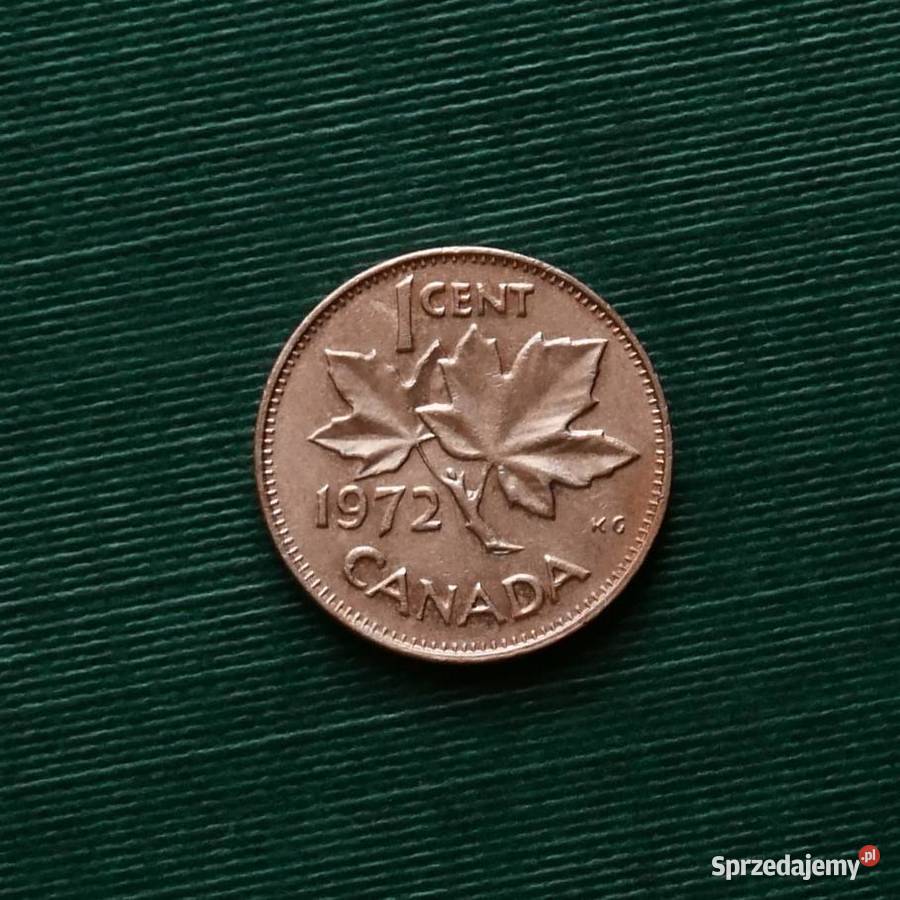 KANADA 1 cent 1972r