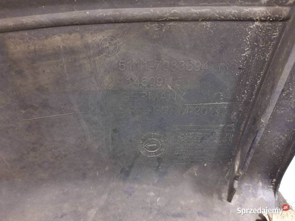 Zderzak Przedni BMW E60 Czarny 475 Black