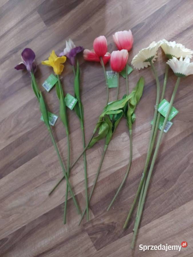 kwiat sztuczny 60 irys tulipan gerbera Nowe Wrocław