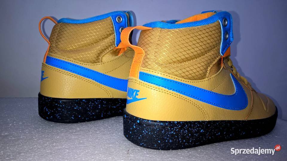 NIKE zółte modne skórzane okazja Rzeszów