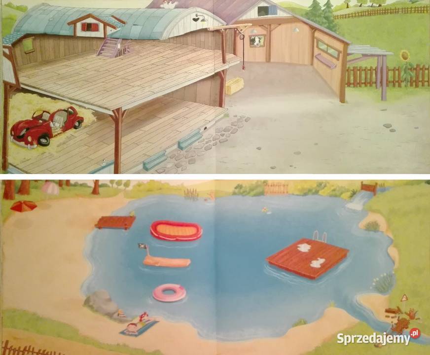 Książka Książeczka Naklejkami Naklejki Wieś Mogilany sprzedam