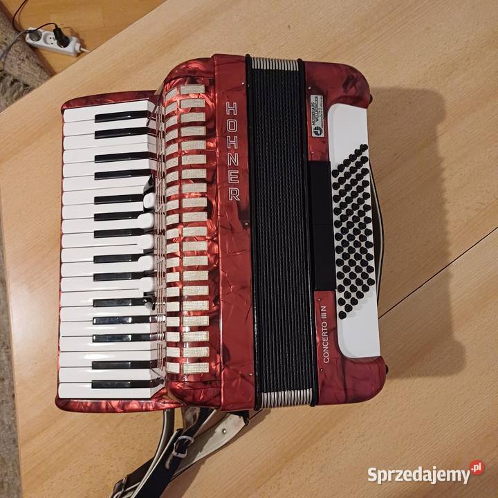 Akordeon Hohner Concerto 3N Stan nowy Toporzysko sprzedam