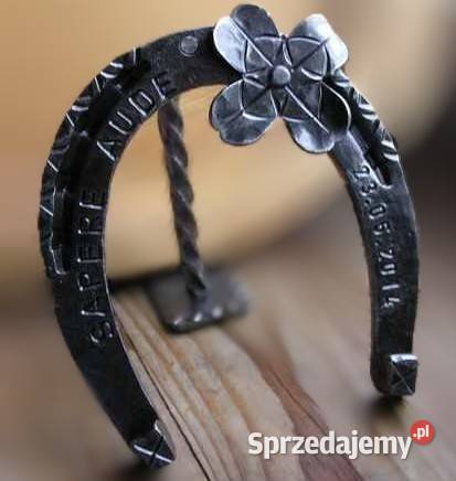 Prezent Ślubny podkowa Kowalska rękodzieło na Kraków sprzedam