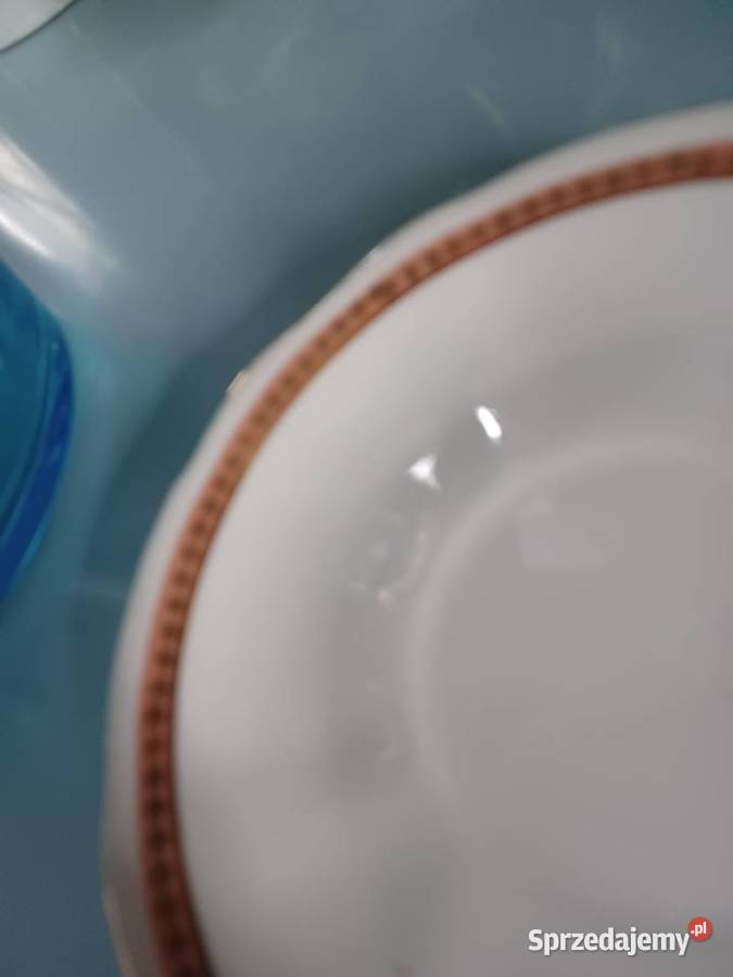 Stara filiżanka Ćmielów ze złoceniem Łódź