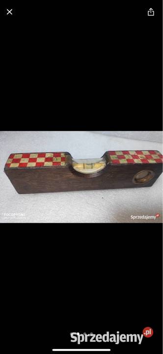 POZIOMICA DREWNIANA ZABYTKOWA dł 20 Pozostałe