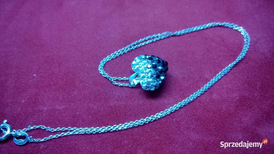 srebrny łańcuszek z wisiorkiem 0112 srebrne mazowieckie Warszawa