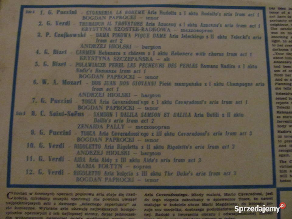 Piękne głosy piękne arie i Lehar zestaw 2 płyt Lublin sprzedam