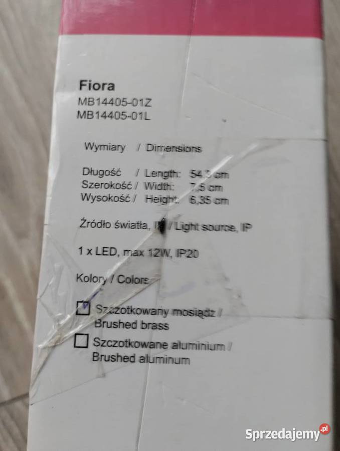 kinkiet lustro obraz do łazienki led mosiądz 3 Poznań sprzedam