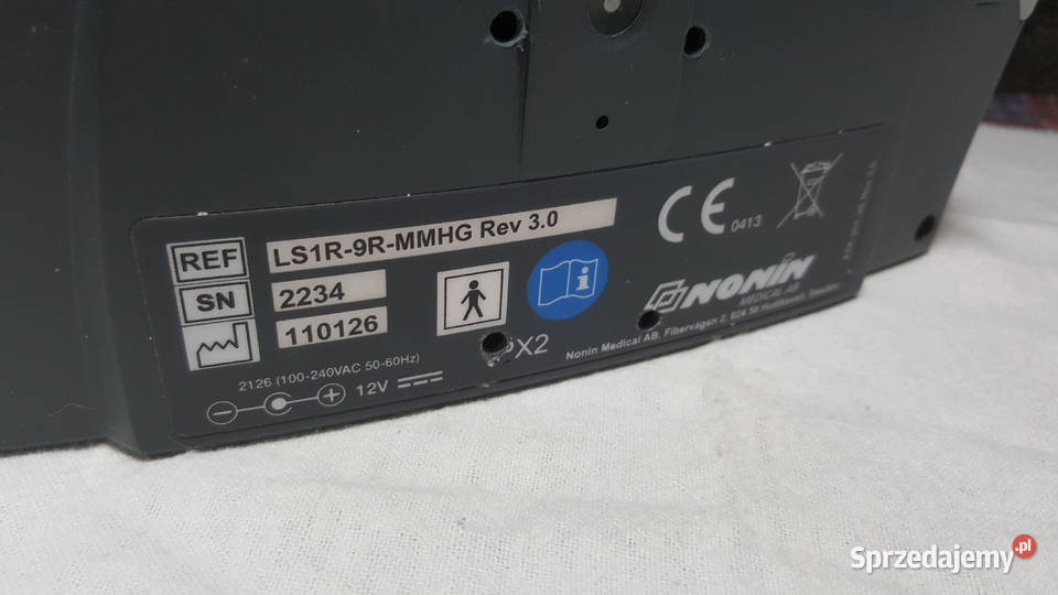 Kapnograf Monitor Nonin LS1R9R MMHG Zielona Góra