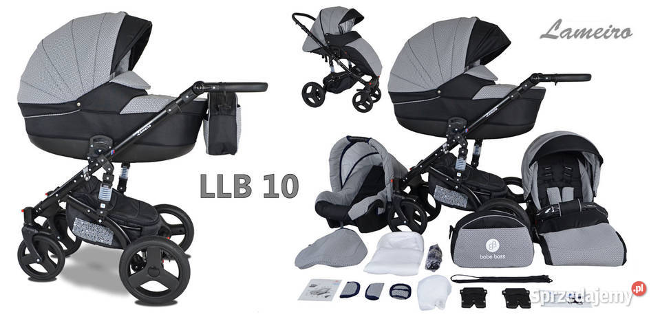 Wózek Dziecięcy Lameiro Limited 3w1 BabeBoss śląskie Jaworzno