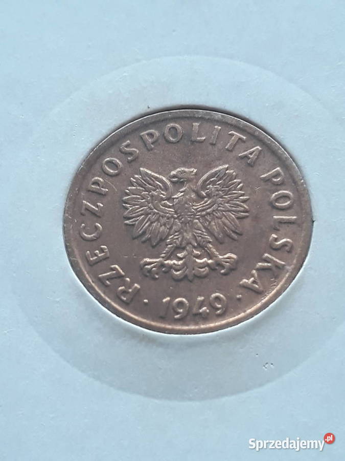 5 Groszy 1949 r Brąz Śliczne Konin sprzedam
