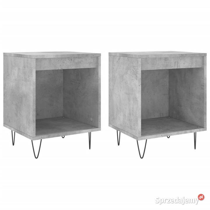Szafki nocne 2 szarość betonu 40x35x50 WM830725 Warszawa