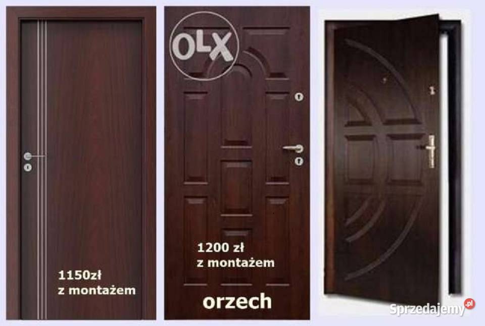 Drzwi wejściowe zewnętrzne z montażem Piekary Śląskie sprzedam