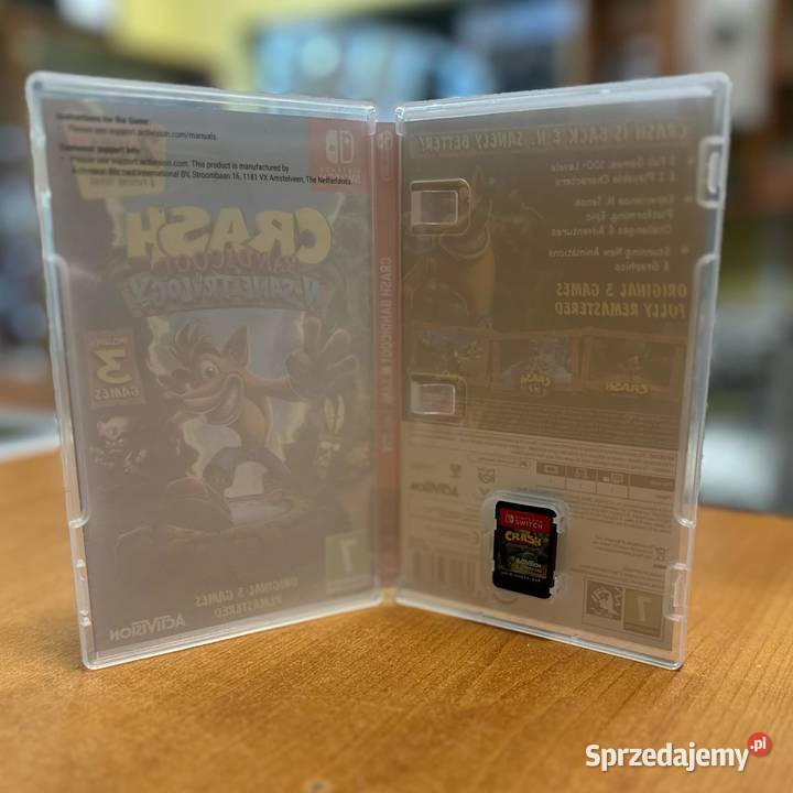 Gra na Nintendo Switch Crash Bandicoot NSane Nintendo Wii Elbląg