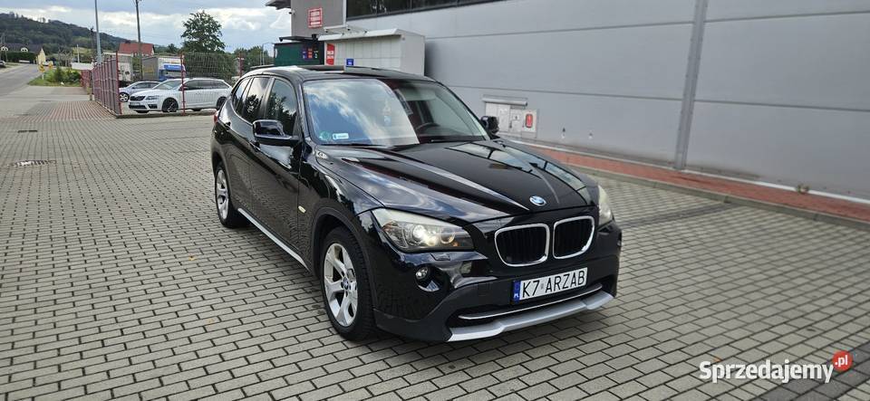 Bmw x1 20d 2011 manual 6b czarny Dębica sprzedam