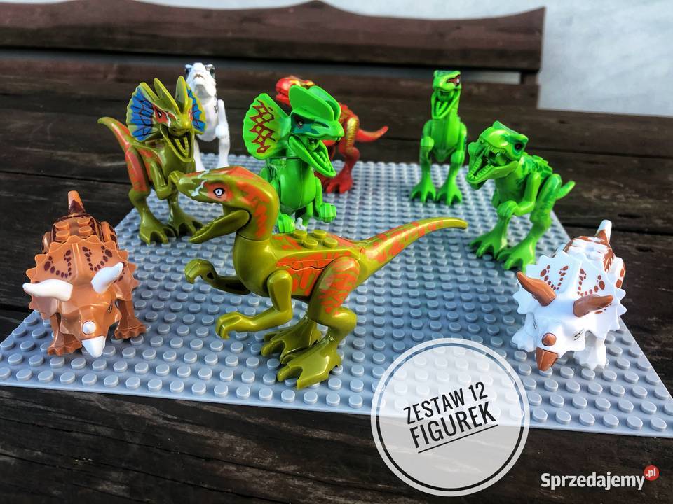 Jurassic World klocki lego dinozaury 12 figurek 3 lata+ Strzegom