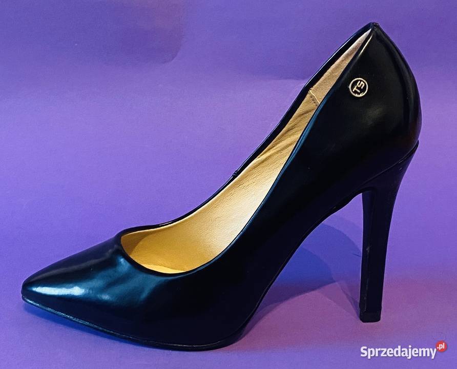 Czarne szpilki 105 rozmiar 36 807 mazowieckie sprzedam