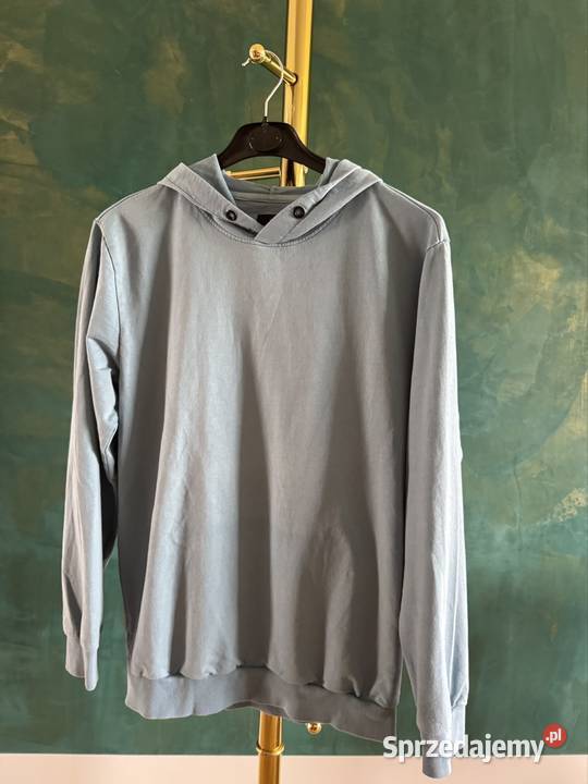 Bluza męska M Carry niebieska z kapturem z