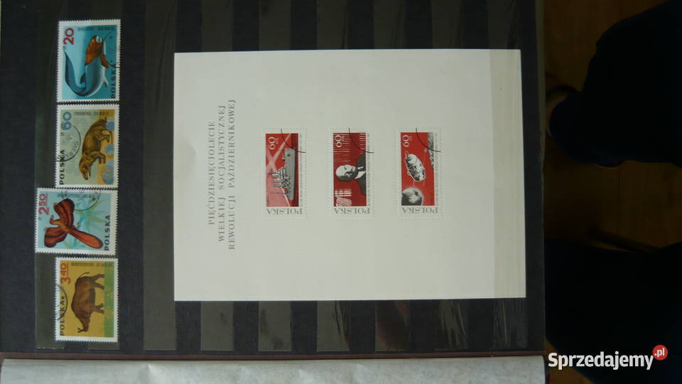 Znaczki polskie z PRL u Myszków sprzedam