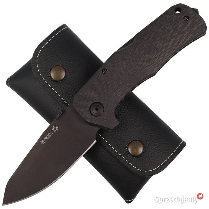 Nóż składany LionSteel TM1 Carbon Fiber Black Warszawa