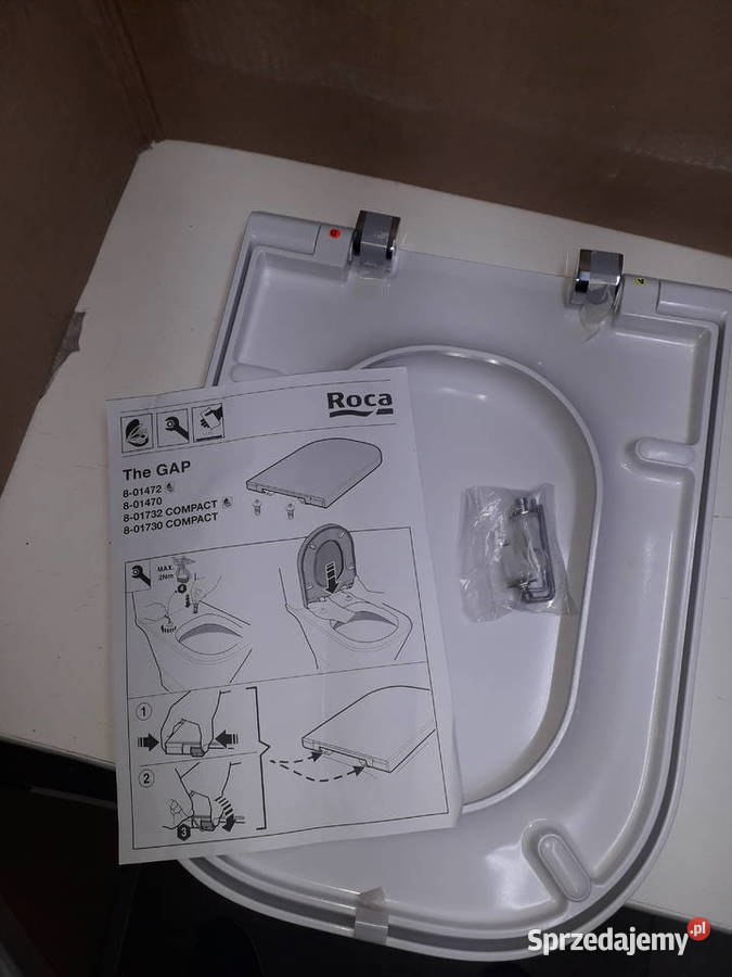 ROCA deska WC z funkcją łatwego wypinania Wyposażenie wnętrz Olkusz sprzedam