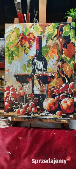 Obraz akryl sygnowany 17 bez ramy Warszawa