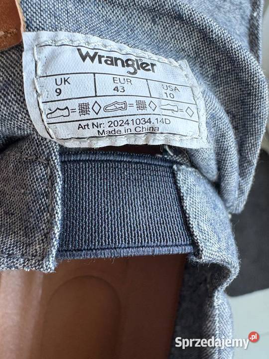 Wrangler Kohala Low Gwarancja Rozmiar 43 Stan Opole