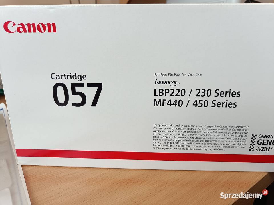 Toner 057 do drukarki laserowej Canon iSENSYS Komputery i Akcesoria Olsztyn