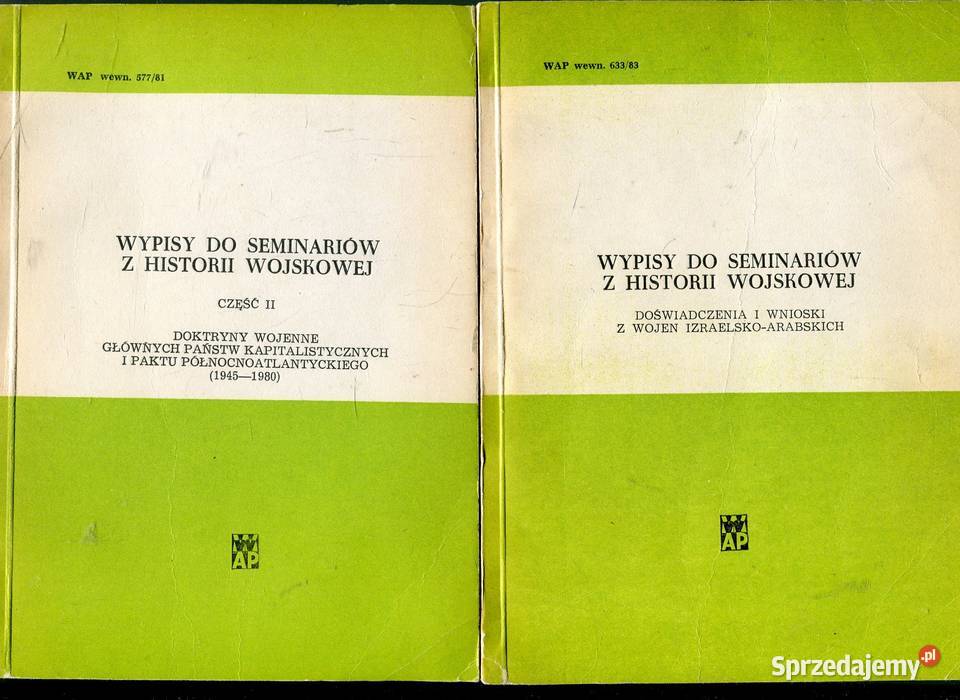 Wypisy do seminariów z historii wojskowejCz13