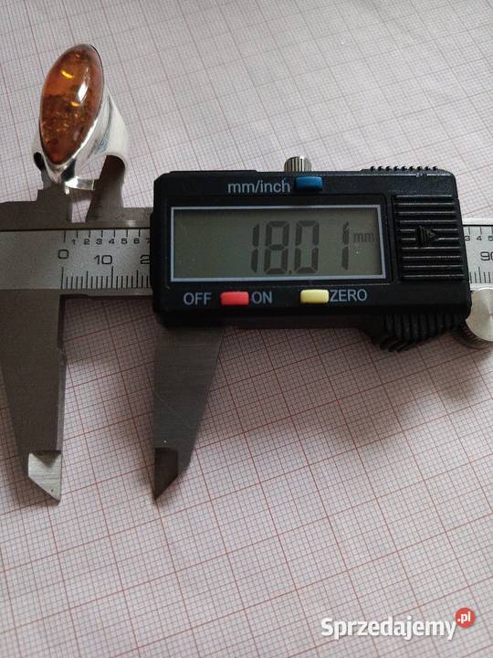 Pierścionek Bursztyn Vintage Białystok