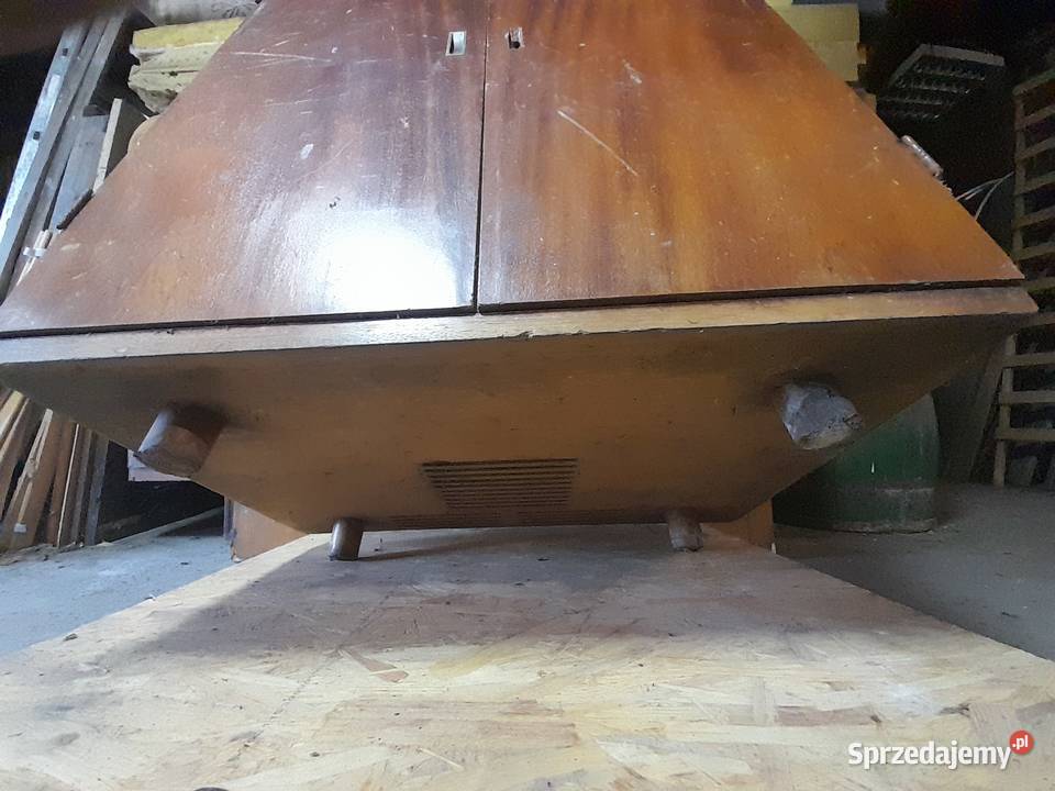 Stary telewizor lampowy Record4 z szafką zabytek sprzedam