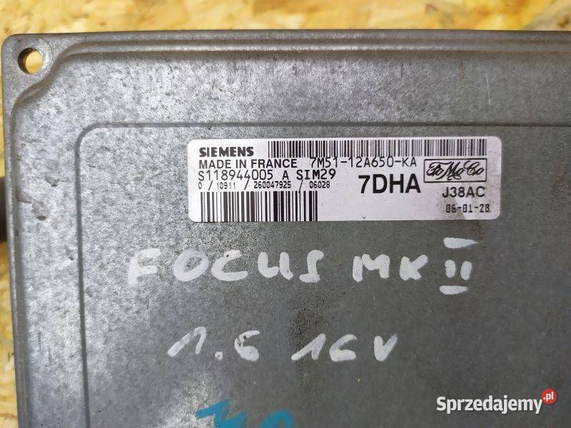 STEROWNIK SILNIKA KOMPUTER FORD 7M5112A650KA