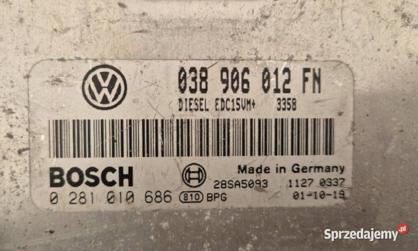 STEROWNIK SILNIKA SEAT LEON I TOLEDO II 19 TDI Działoszyce
