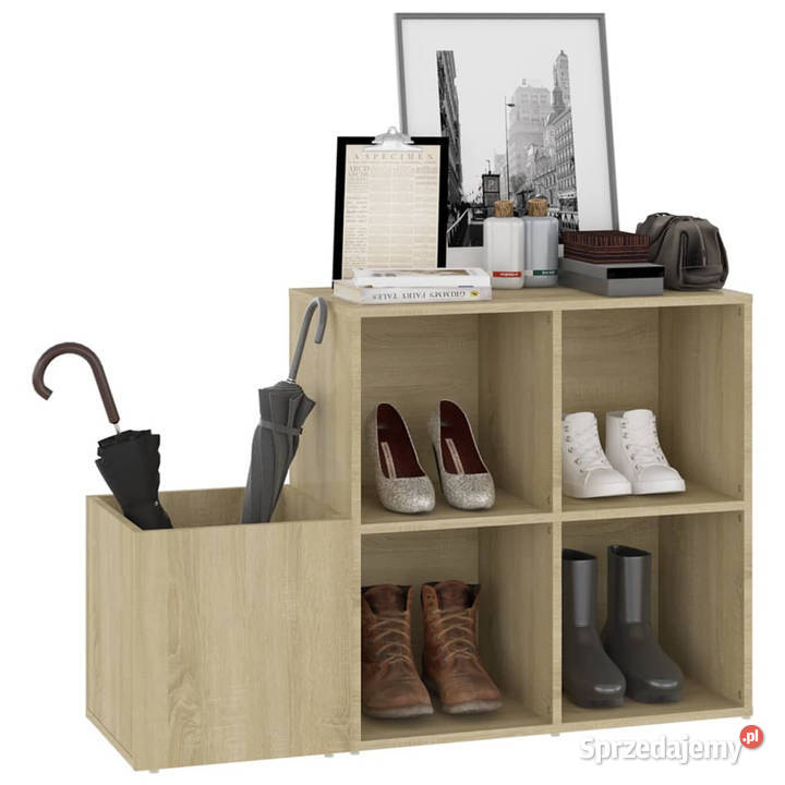 Szafka na buty kolor dąb sonoma 105x355x70 Warszawa