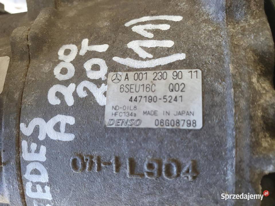 SPRĘŻARKA KLIMATYZACJI Mercedes W169 W245 20 T osobowe Chełm