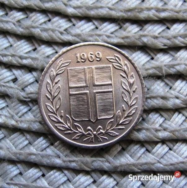 Islandia 10 Aurur 1969r Numizmatyka Kalisz