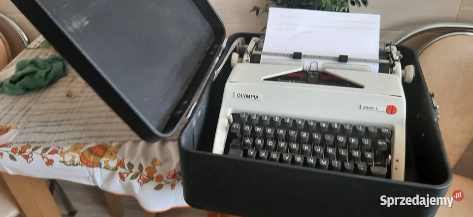 OLYMPIA 2000 L Walizkowa maszyna do pisania Rzeszów