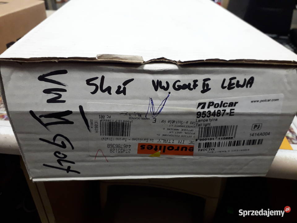 LAMPA TYLNA LEWA GOLF II Oświetlenie Czarnków