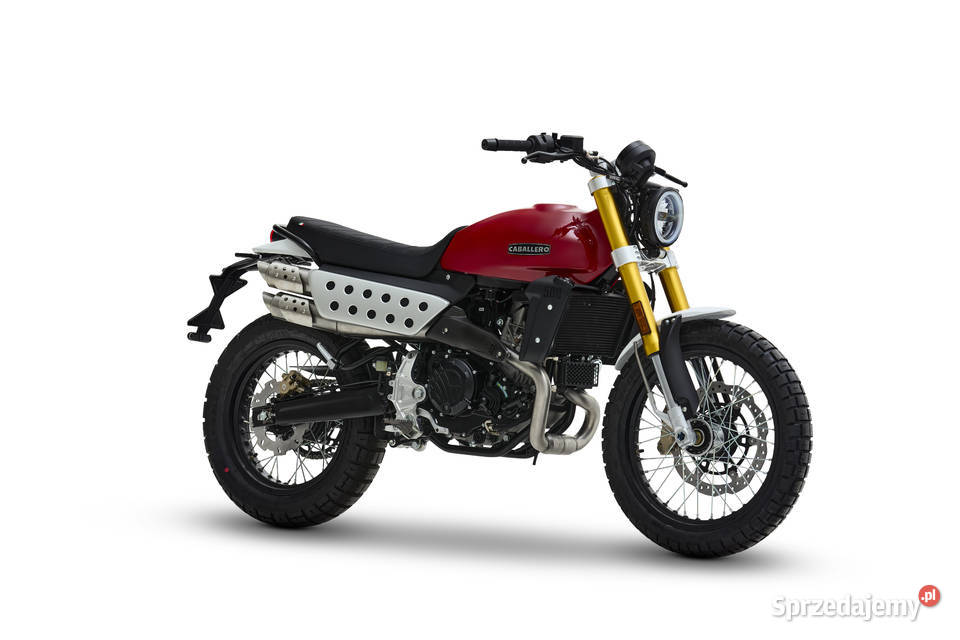 Motocykl Fantic Caballero 500 Scrambler czerwony zachodniopomorskie Szczecin