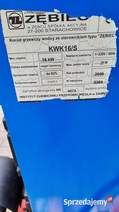 Kocioł węglowy Pruszcz Gdański