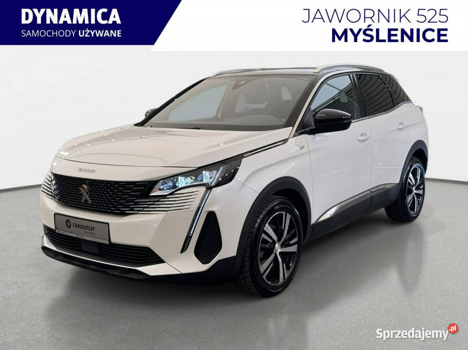Peugeot 3008 VAT 23 GT 12PT 130 automat 2022 r Zarejestrowany w Polsce małopolskie Myślenice